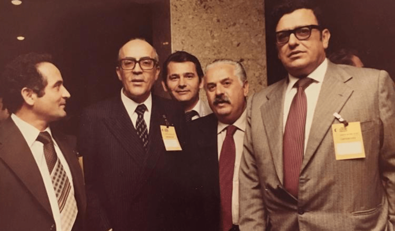 Domingo Santana Peña (d) en una imagen de archivo de Calvo Sotelo (Foto TA)